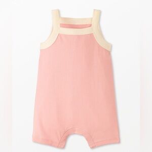 Hanna andersson Baby Sleeveless Ribbed Shortie Romper